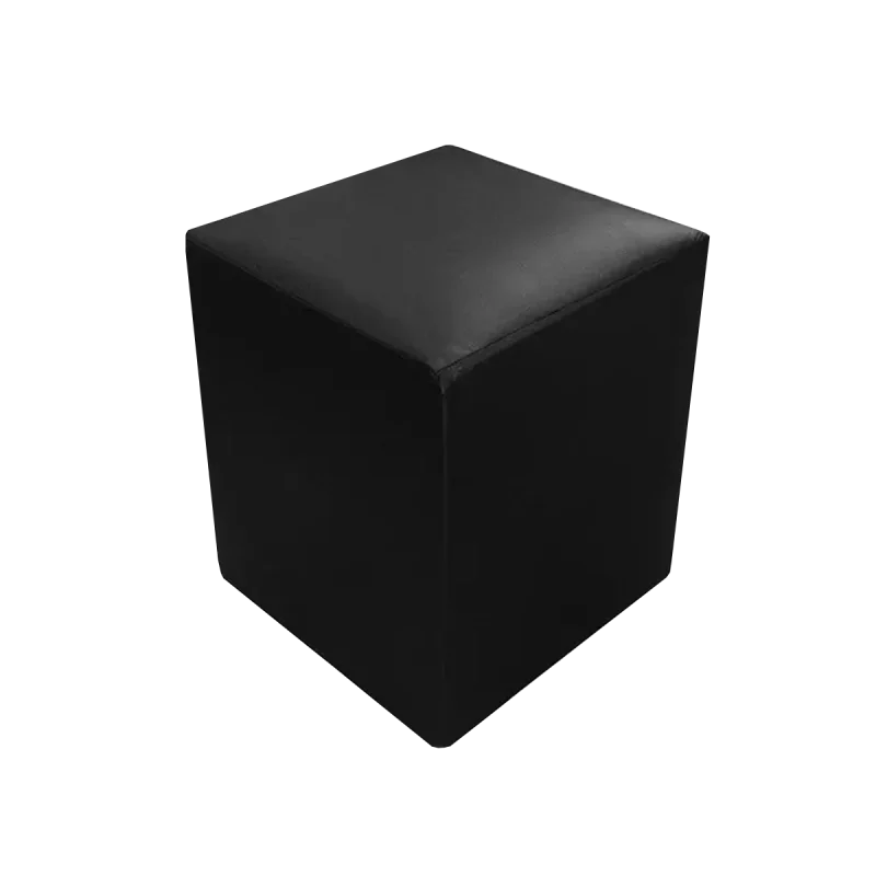 Puff Quadrado Preto