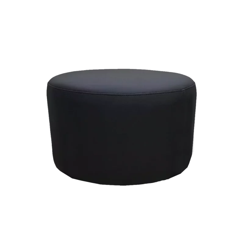 Puff Redondo Preto